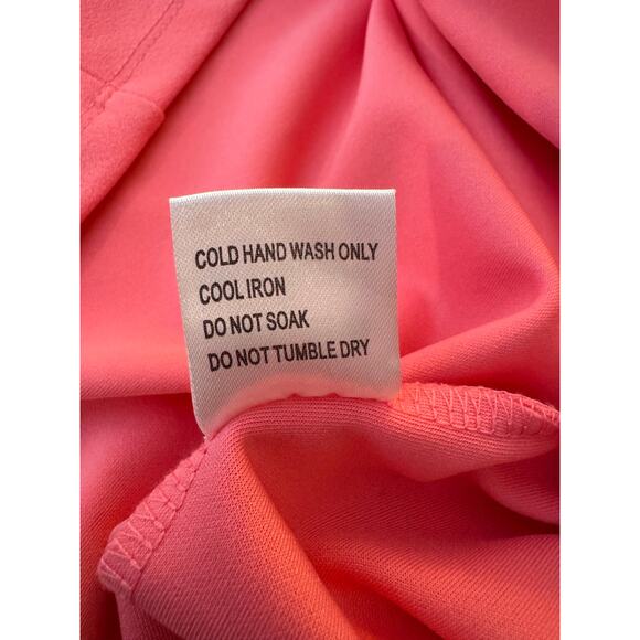 Hello Molly NWT Can’t Afford Me Now Pink Strappy Back Mini Dress Medium - Picture 9 of 9